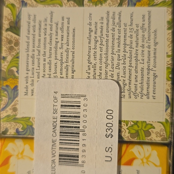 ♥️BUY 2 GET 1 FREE Lucia Assorted Votive Soy Candle Set Of 4 - Picture 9 of 10